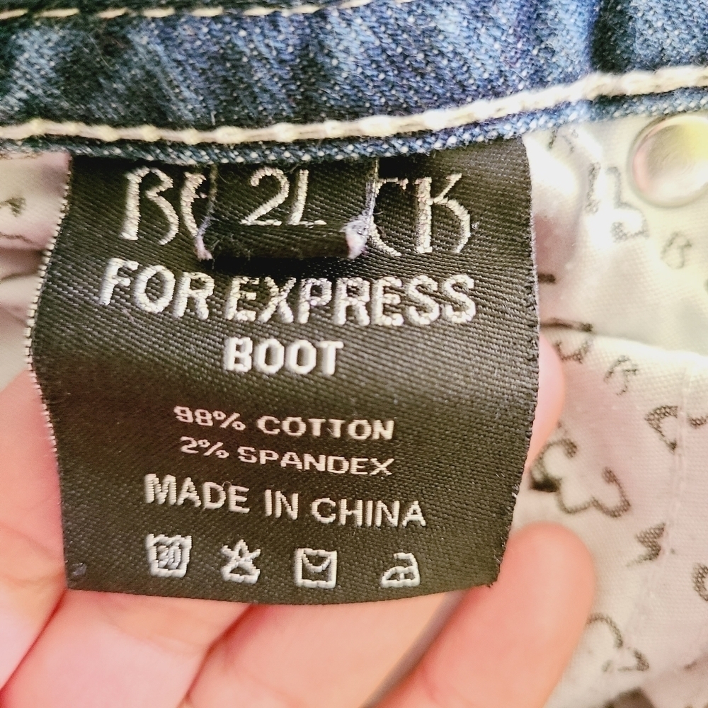 RE ROCK FOR EXPRESS boot cut jeans - Picture 9 of 10